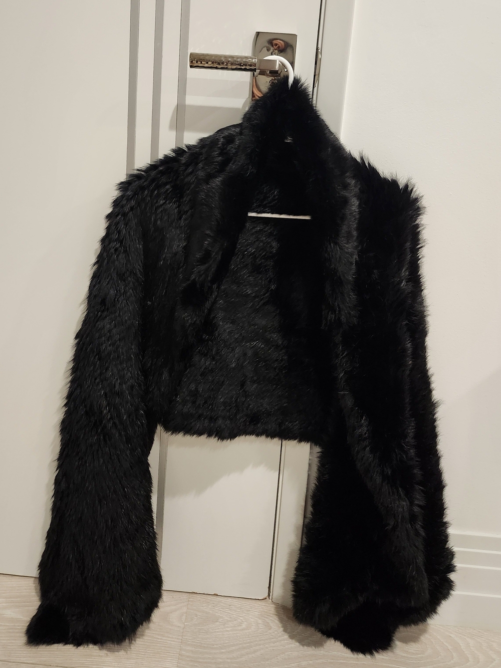 Black Rabbit Fur Shawl Women